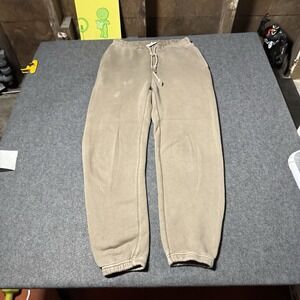 Elwood Core Organic Cotton Jogger Terry Sweatpants Brown Men's Small Outdoor